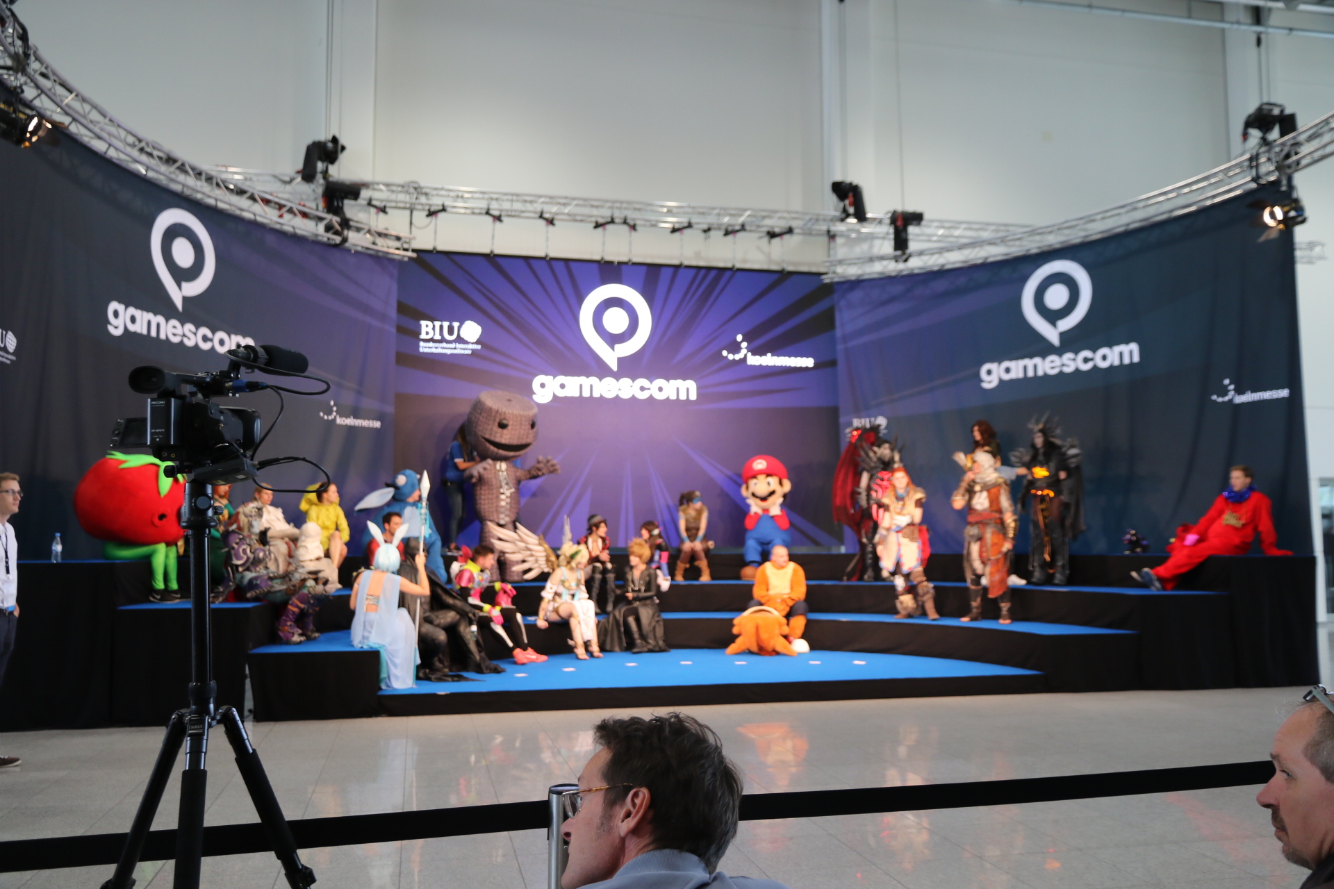 Photoshoot Gamescom 2017 Angela Merkel