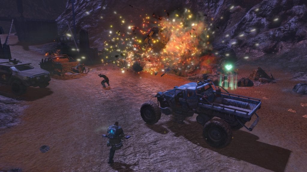 red faction guerrilla remarstered esplosione in game