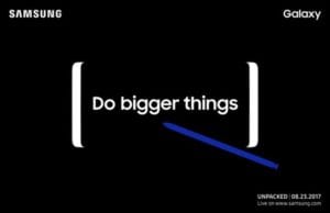 Il Samsung Galaxy Note 8 verrà presentato il 23 agosto