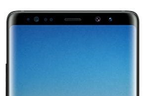 Samsung Galaxy Note 8 si rivela nel rendering ufficiale Samsung Galaxy Note 8 Front
