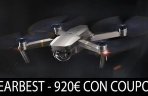DJI Mavic Pro Platinum disponibile su Gearbest a 920€, Combo a 1100€ DJI Mavic Pro Platinum Coupon Gearbest