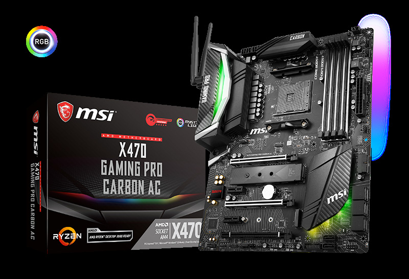 MSI X470 Gaming Pro Carbon AC Scheda Madre AMD Ryzen