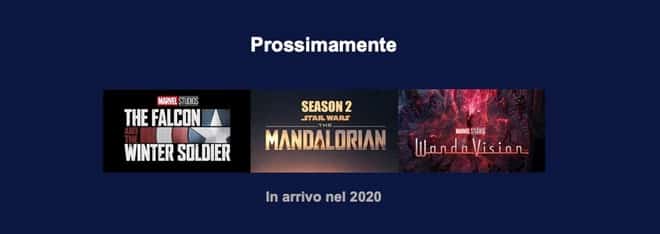 The Mandalorian 2, The Falcon and The Winter Soldier, Wanda Vision