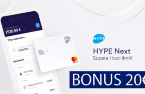 HYPE Next: riparte il bonus di 20 euro per tutti HYPE Next Bonus 20€ Euro