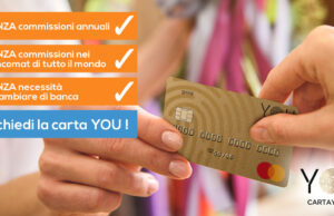Carta YOU, la carta di credito gratis per tutti Carta YOU Vantaggi Richiesta Carta di Credito Gratis