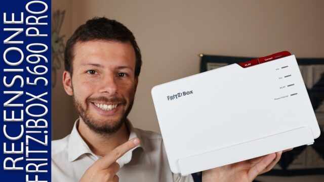 Recensione FRITZ!Box 5690 Pro – Il Modem Più Completo sul Mercato con Wi-Fi 7 Copertina Recensione FRITZ!Box 5690 Pro YouTube