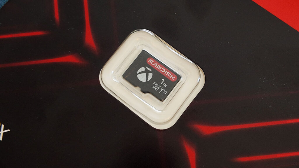 SanDisk Micro SD 1 TB ROG Xbox Ally Dettaglio Memoria