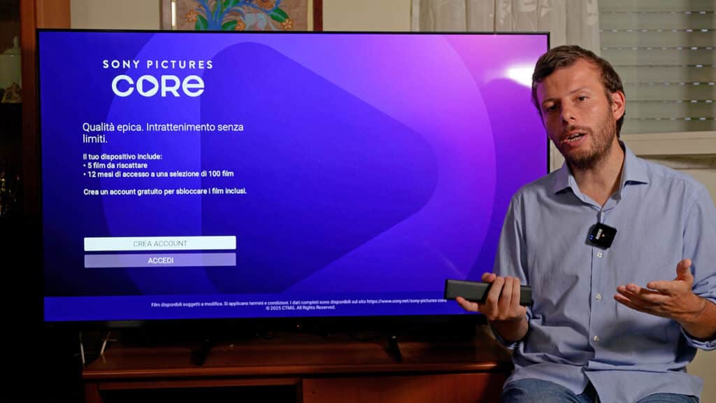 Sony BRAVIA 3 II Sony Pictures Core Applicazione